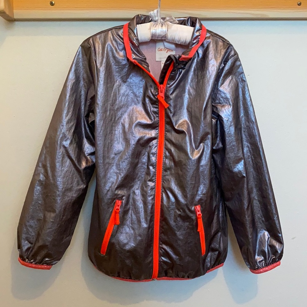 Cat & Jack Girls Metallic Lightweight Jacket